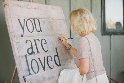 Wedding guest book alternative large wooden sign